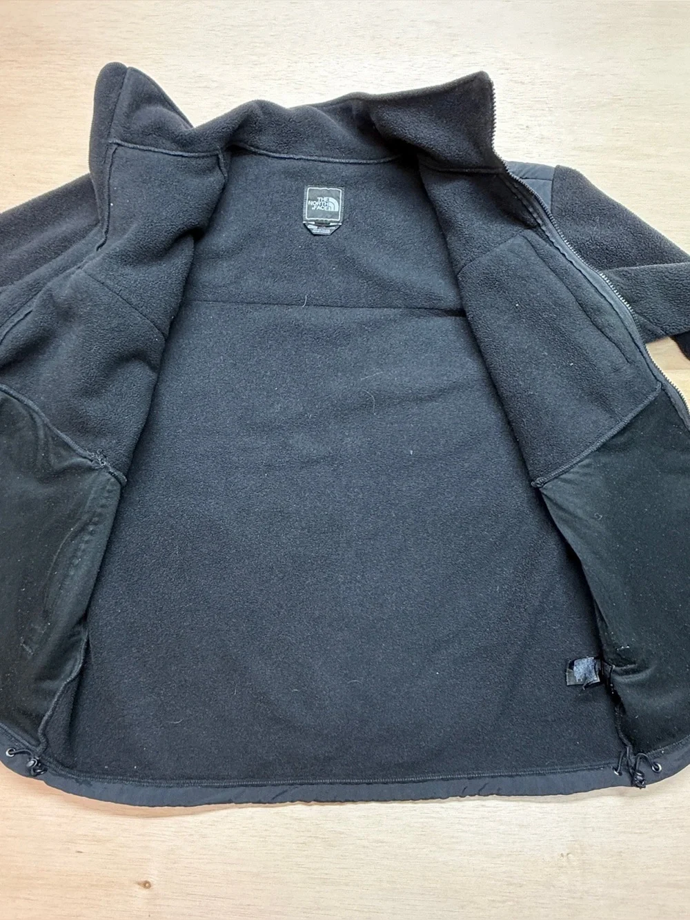 The North Face Denali Fleece Jacket Men's XL Black Full Zip Polartec Coat VTG